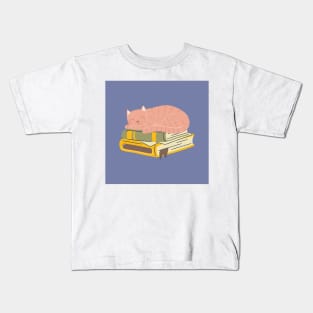 Sleeping Cat Stack Kids T-Shirt